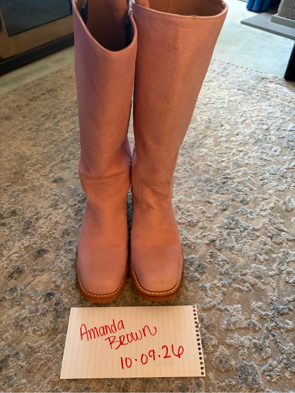 Frye Campus 14L Pink Boots